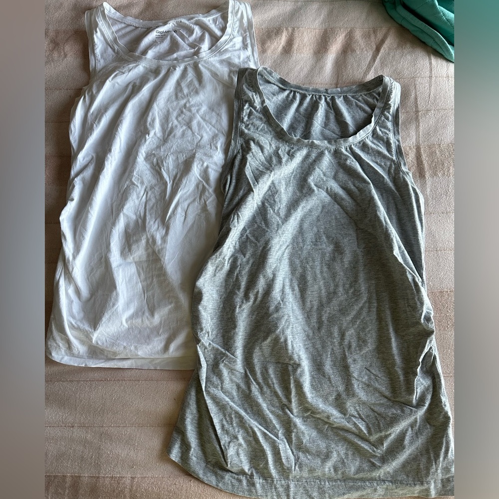 Lot of two GAP Maternity tanks
